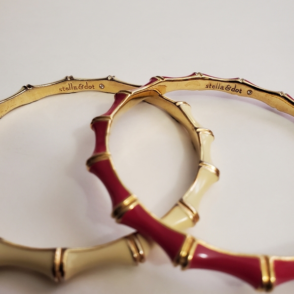 Stella & Dot - Bamboo bangle bracelets - Picture 2 of 6